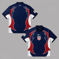 United States World Cup 2026 Collar Soccer Jersey PVT01