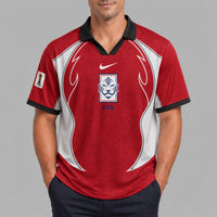 South Korea World Cup 2026 Collar Soccer Jersey PVT01