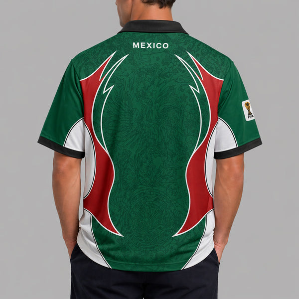 Mexico World Cup 2026 Collar Soccer Jersey PVT01