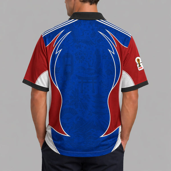 Japan World Cup 2026 Collar Soccer Jersey PVT01