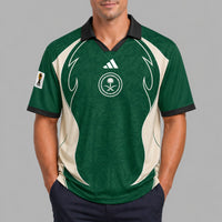 Saudi Arabia World Cup 2026 Collar Soccer Jersey PVT01