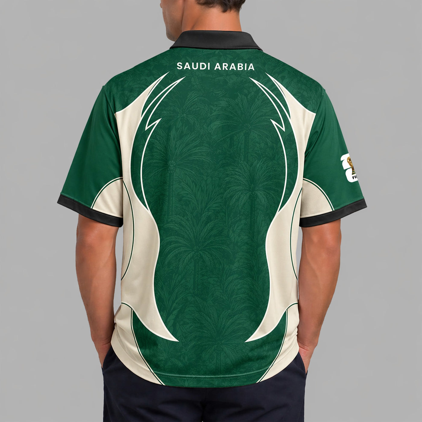 Saudi Arabia World Cup 2026 Collar Soccer Jersey PVT01