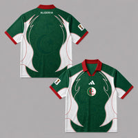 Algeria World Cup 2026 Collar Soccer Jersey PVT01