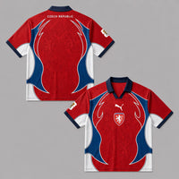 Czech Republic World Cup 2026 Collar Soccer Jersey PVT01