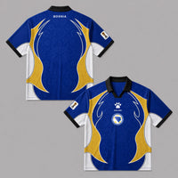 Bosnia and Herzegovina World Cup 2026 Collar Soccer Jersey PVT01