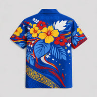 DR Congo World Cup 2026 Floral Hawaiian Shirt PVT02