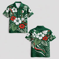 Algeria World Cup 2026 Floral Hawaiian Shirt PVT02