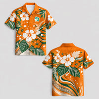 Ivory Coast World Cup 2026 Floral Hawaiian Shirt PVT02
