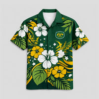 Australia World Cup 2026 Floral Hawaiian Shirt PVT02