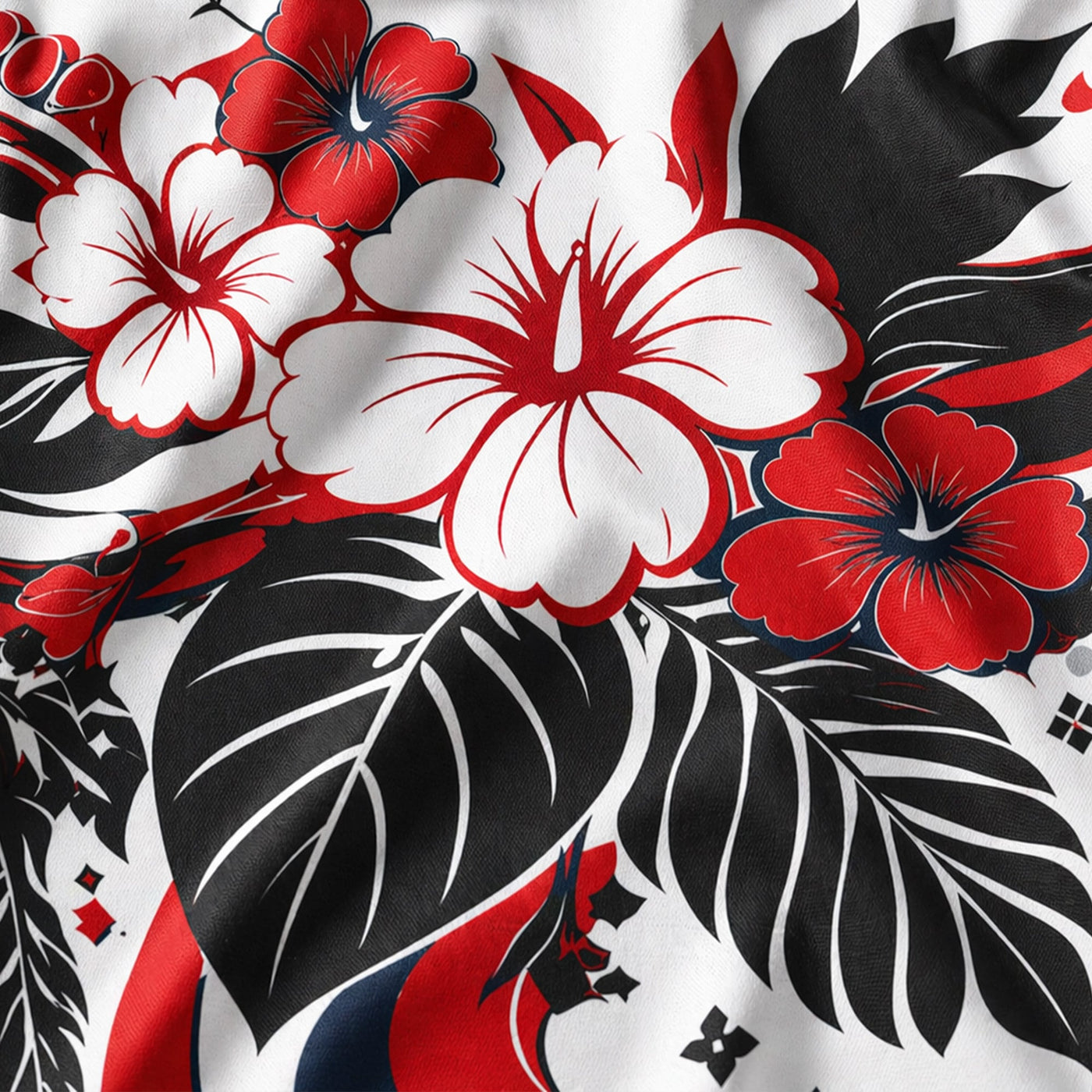 South Korea World Cup 2026 Floral Hawaiian Shirt PVT02