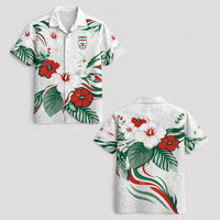 Iran World Cup 2026 Floral Hawaiian Shirt PVT02