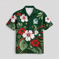 Mexico World Cup 2026 Floral Hawaiian Shirt PVT02