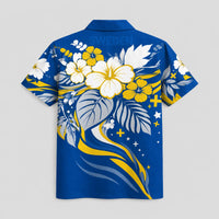 Sweden World Cup 2026 Floral Hawaiian Shirt PVT02
