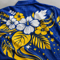 Bosnia and Herzegovina World Cup 2026 Floral Hawaiian Shirt PVT02