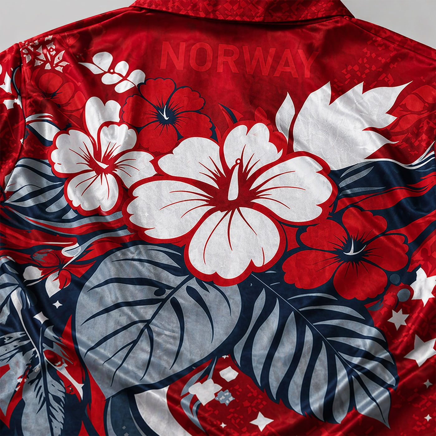 Norway World Cup 2026 Floral Hawaiian Shirt PVT02