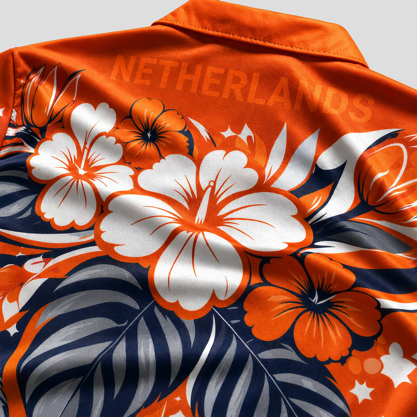 Netherlands World Cup 2026 Floral Hawaiian Shirt PVT02