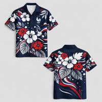 France World Cup 2026 Floral Hawaiian Shirt PVT02