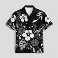 New Zealand World Cup 2026 Floral Hawaiian Shirt PVT02