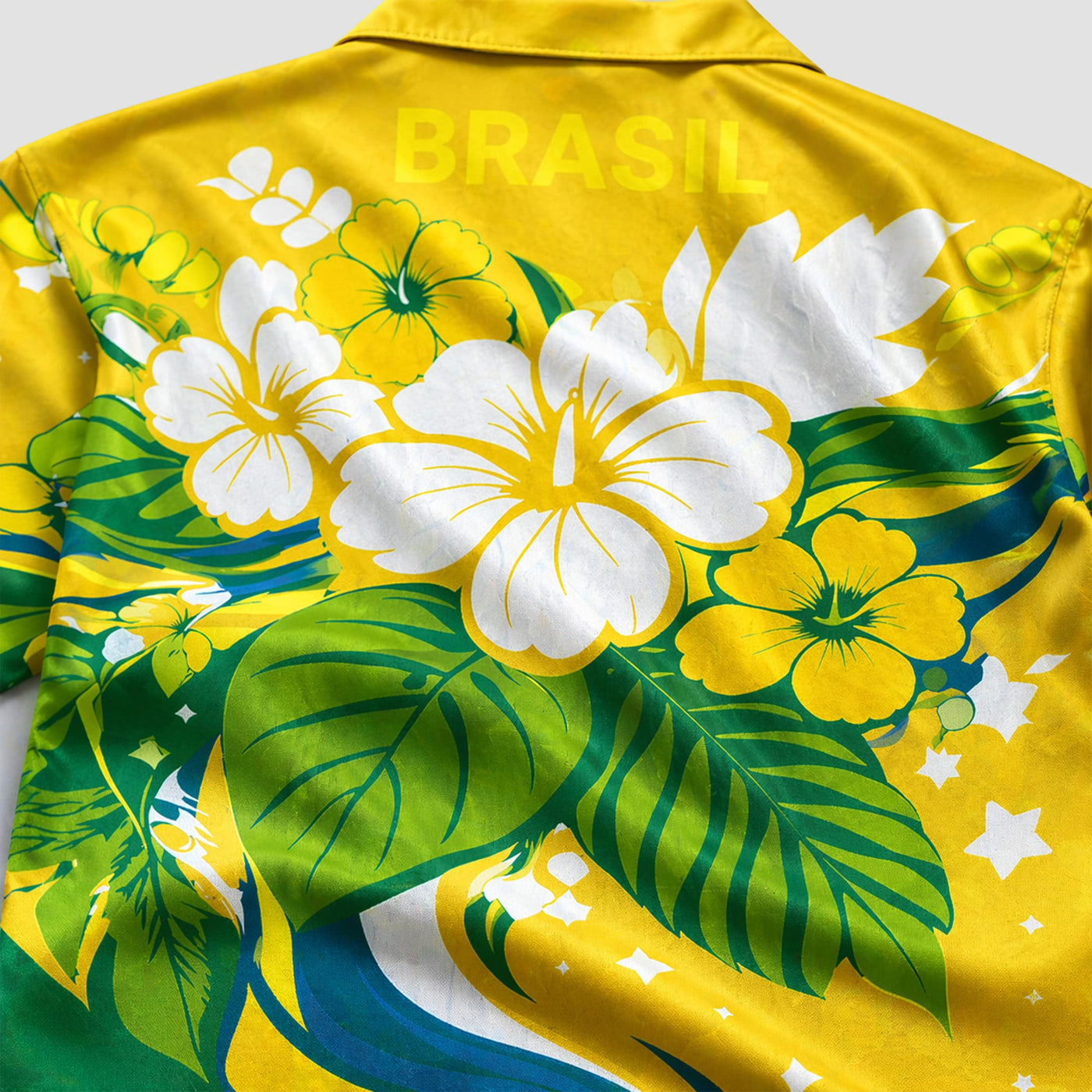 Brazil World Cup 2026 Floral Hawaiian Shirt PVT02
