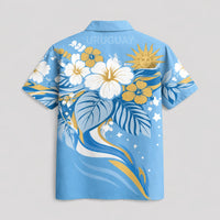 Uruguay World Cup 2026 Floral Hawaiian Shirt PVT02