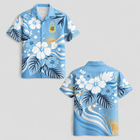 Argentina World Cup 2026 Floral Hawaiian Shirt PVT02