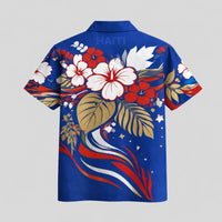 Haiti World Cup 2026 Floral Hawaiian Shirt PVT02