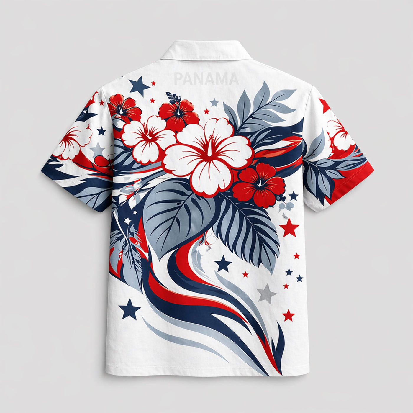 Panama World Cup 2026 Floral Hawaiian Shirt PVT02
