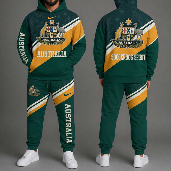 Australia World Cup 2026 Hoodie Jogger Set PL001
