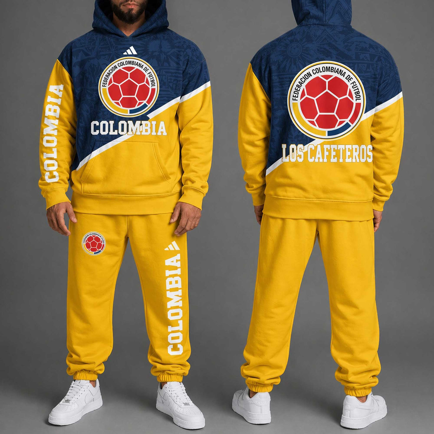 Colombia World Cup 2026 Hoodie Jogger Set PL001