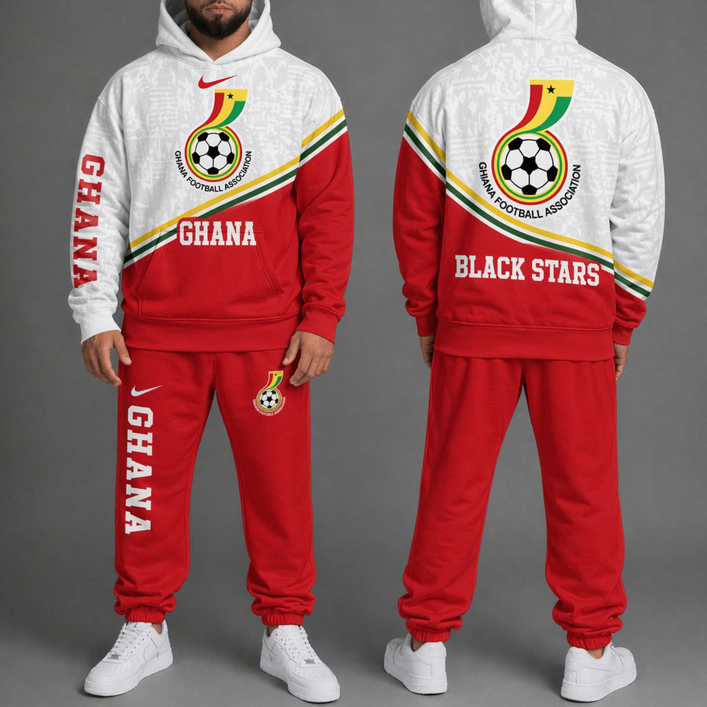Ghana World Cup 2026 Hoodie Jogger Set PL001
