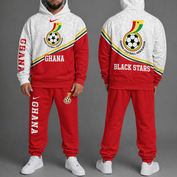 Ghana World Cup 2026 Hoodie Jogger Set PL001