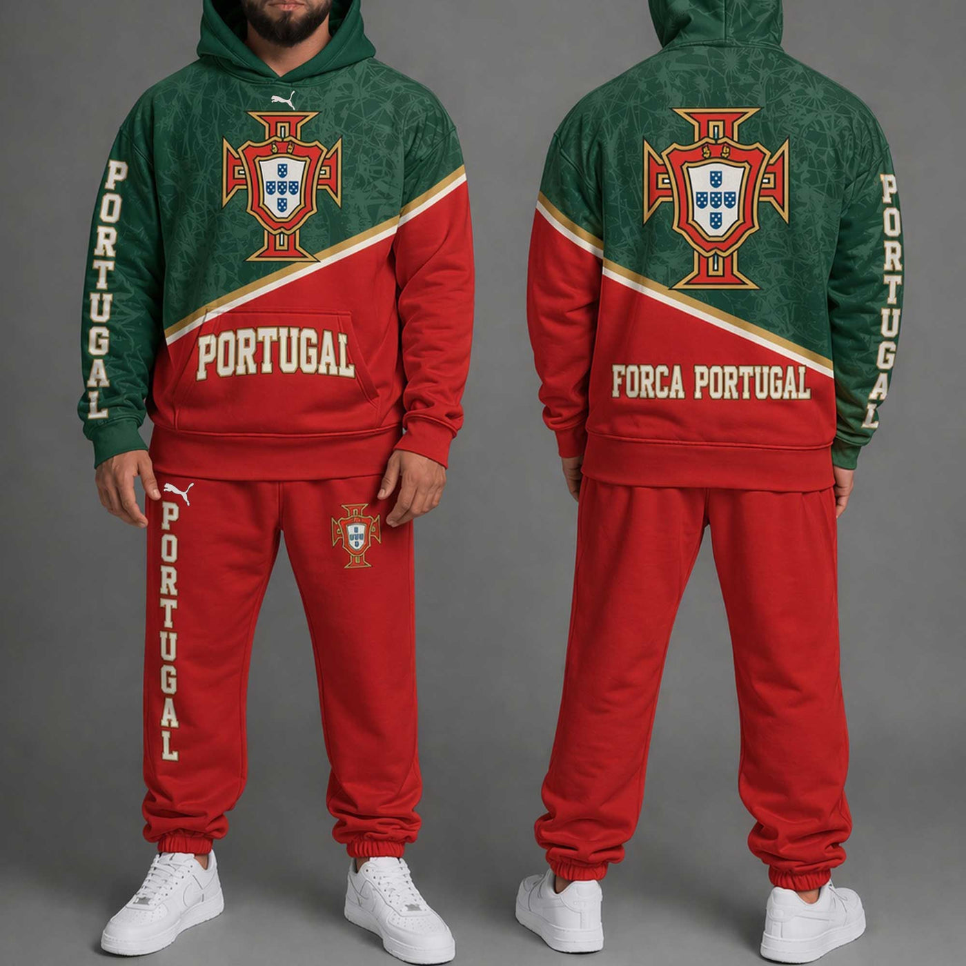 Portugal World Cup 2026 Hoodie Jogger Set PL001