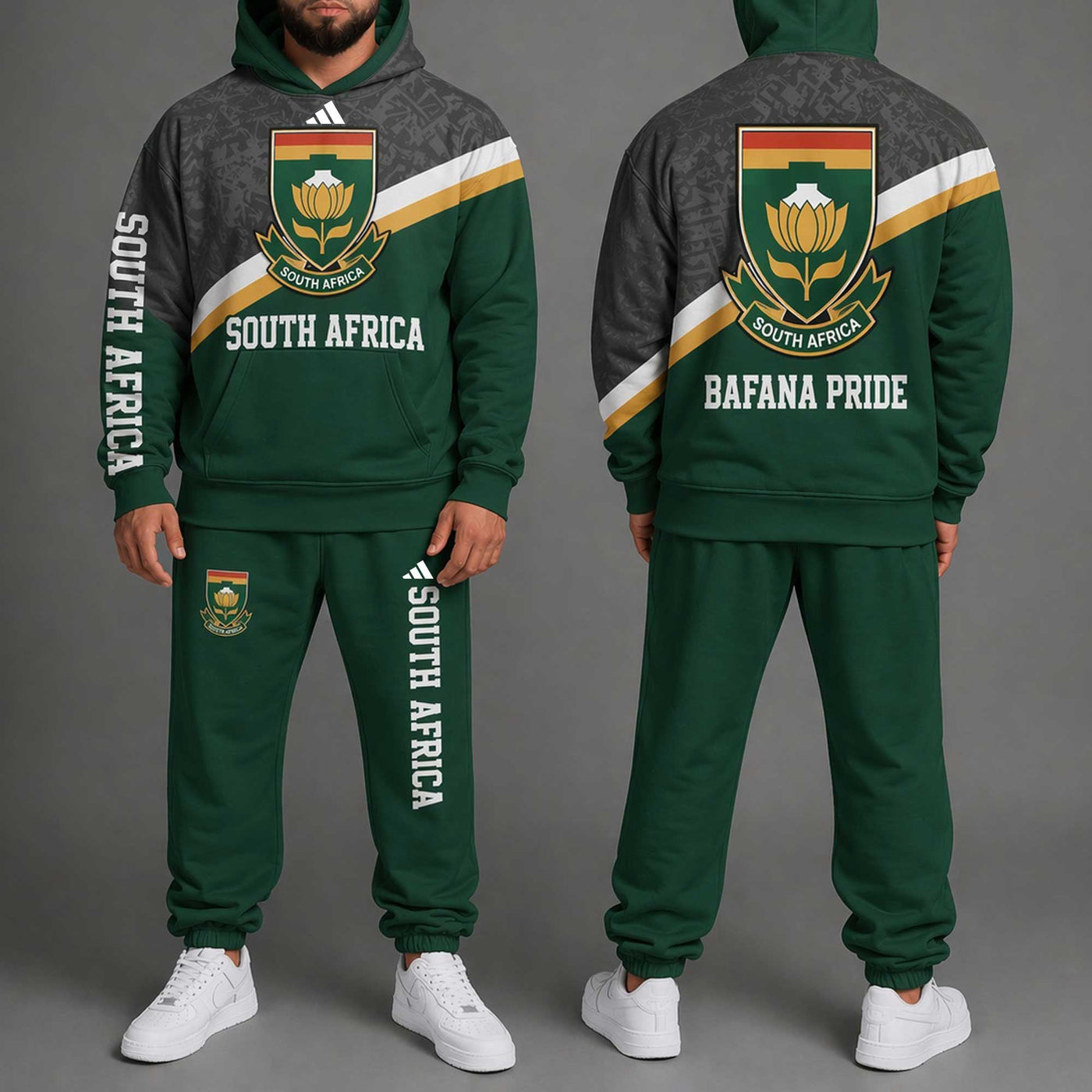South Africa World Cup 2026 Hoodie Jogger Set PL001