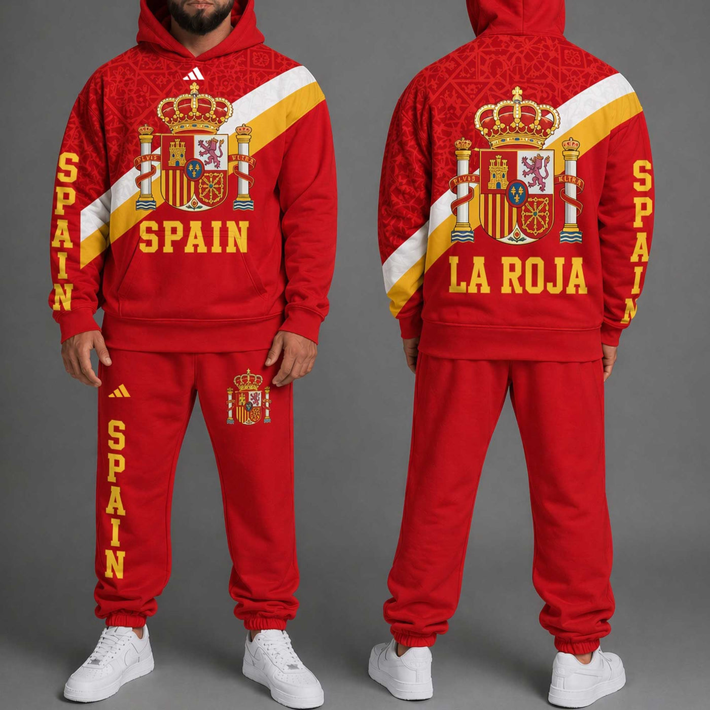 Spain World Cup 2026 Hoodie Jogger Set PL001