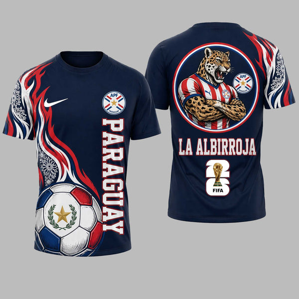 Paraguay World Cup 2026 T-Shirt PL002