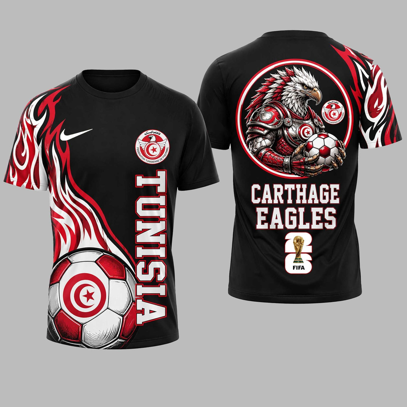 Tunisia World Cup 2026 T-Shirt PL002