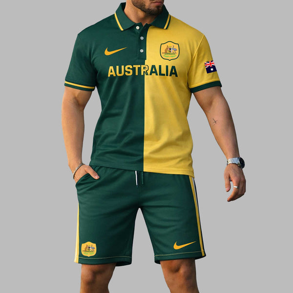 Australia 2026 World Cup Polo Short Set PL004
