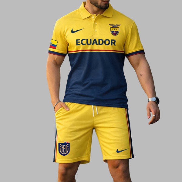 Ecuador 2026 World Cup Polo Short Set PL004