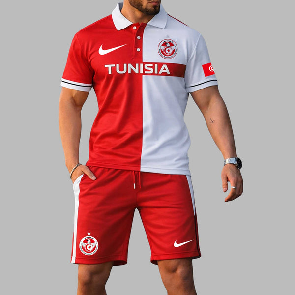 Tunisia 2026 World Cup Polo Short Set PL004