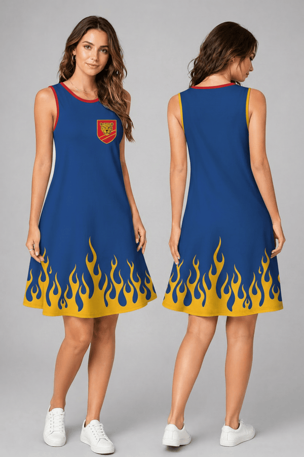 DR Congo World Cup 2026 Summer Dress Flame Dress