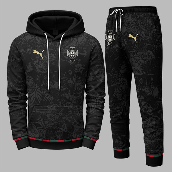 Portugal 2026 World Cup Away Hoodie Jogger Set PVT03