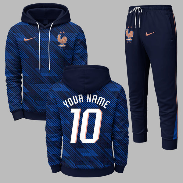 France 2026 World Cup Home Hoodie Jogger Set PVT03