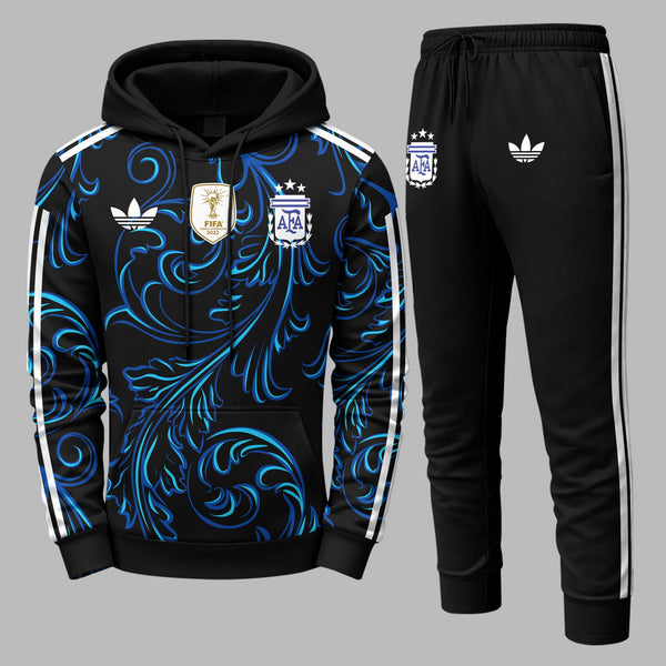 Argentina 2026 World Cup Away Hoodie Jogger Set PVT03
