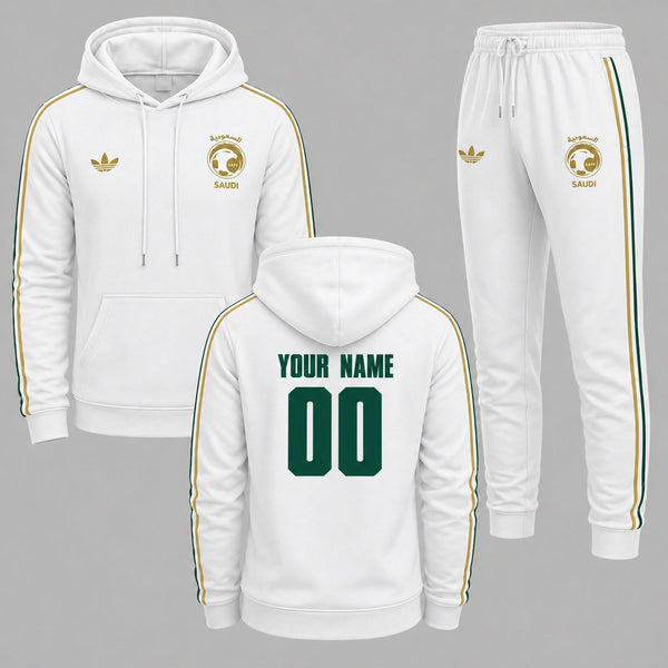 Saudi Arabia 2026 World Cup Away Hoodie Jogger Set PVT03