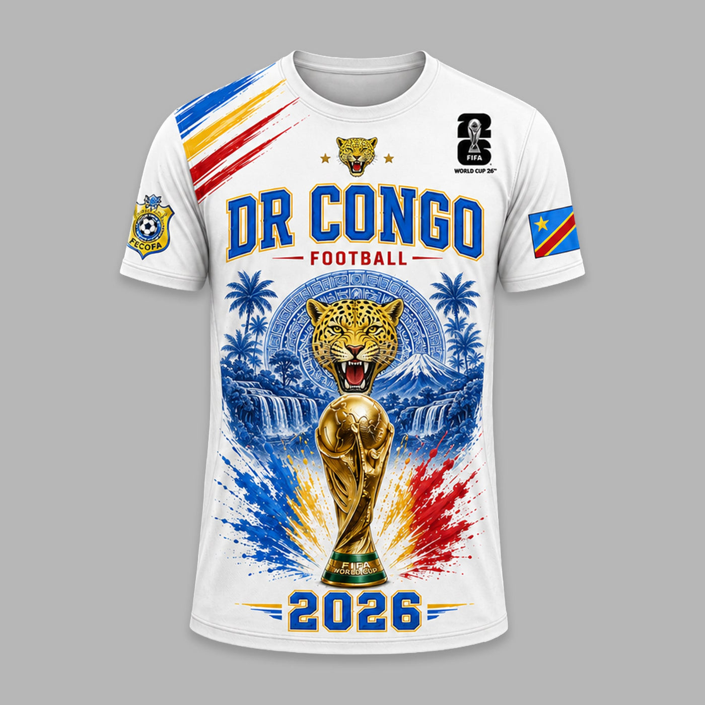 DR Congo World Cup 2026 Premium T-Shirt PVT011
