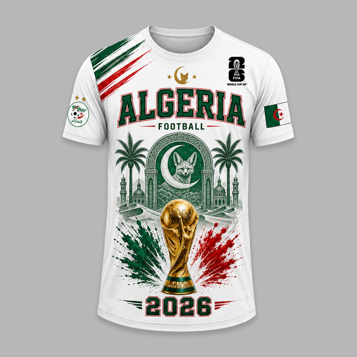 Algeria World Cup 2026 Premium T-Shirt PVT011