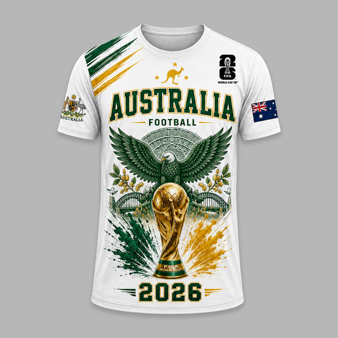 Australia World Cup 2026 Premium T-Shirt PVT011