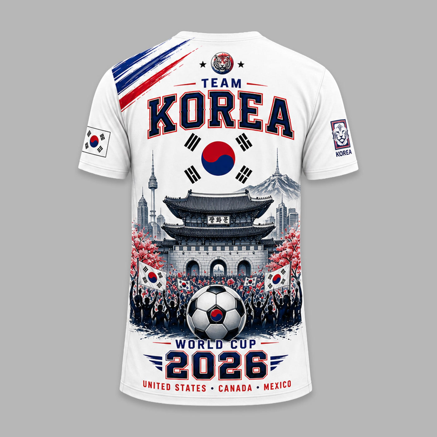 South Korea World Cup 2026 Premium T-Shirt PVT011