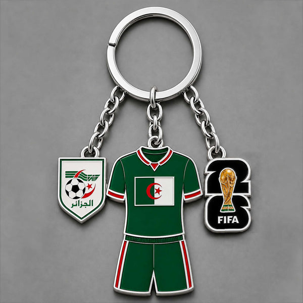 Algeria World Cup 2026 Keychain
