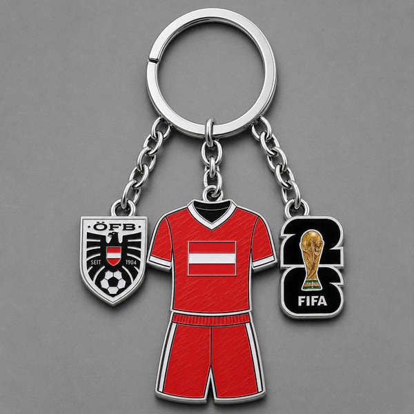 Austria World Cup 2026 Keychain